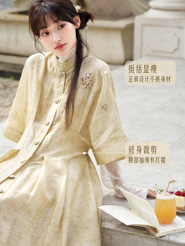 More than thirteen [闻钟] Tencel dress national style suit women modern HanFuDreams