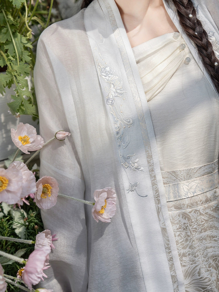 More than thirteen [Yunsheng smoke] cardigan with two skirts, Song Dynasty Hanfu song HanFuDreams