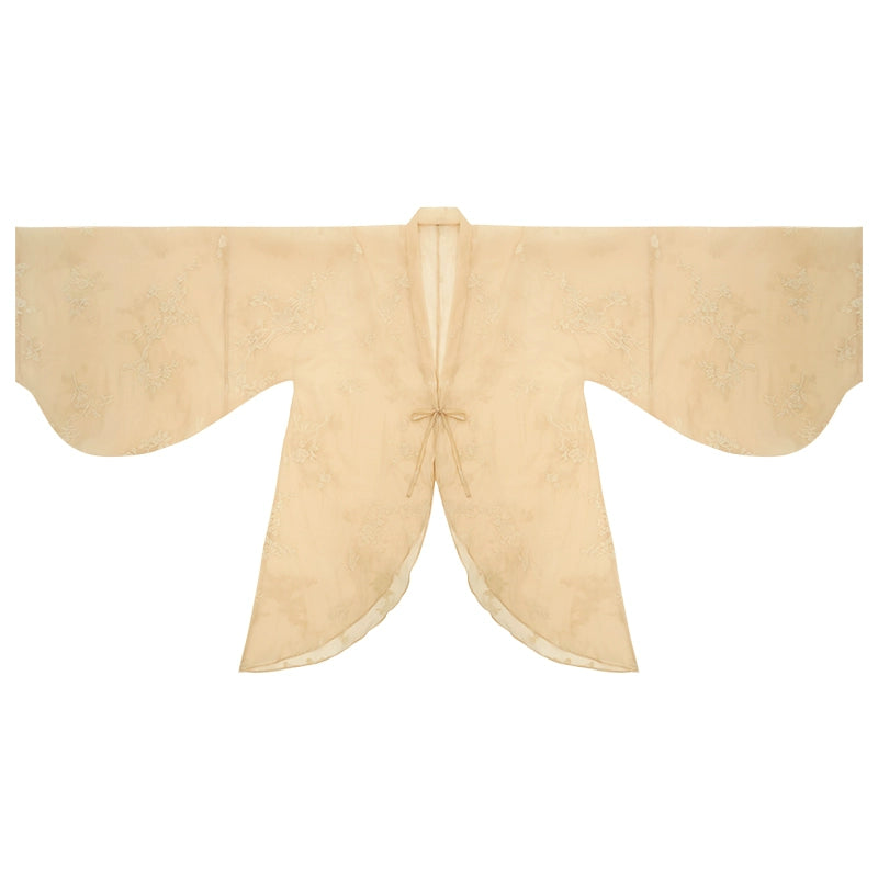 More than thirteen [butterfly wish sound] big sleeve shirt suspender skirt ming HanFuDreams gown S