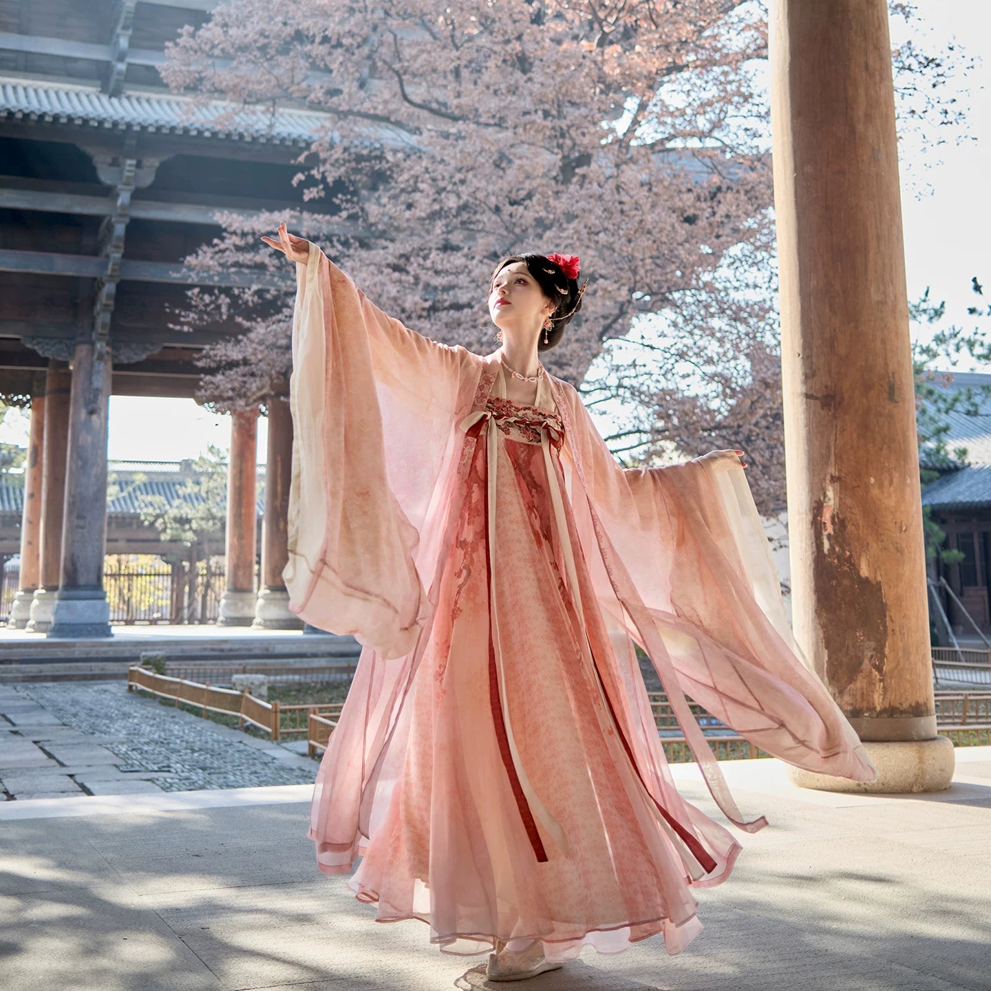 [Plum & Moon Ripple] Tang HanfuDress tang Shisanyu two-piece set S
