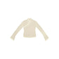 July Eve [Gold Powder] Gentle Jacket Closure Knitted Sweater Warm Jacket han HanFuDreams Gold powder reflects snow, and the collar is knitted inside. XS