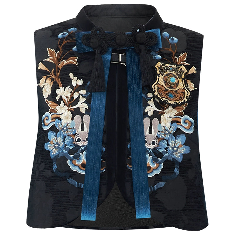 More than thirteen [Disney, Judy] embroidered vest pants Han element set han HanFuDreams Vest (including accessories) S