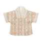 Chi Xia [Flower Tea Party] Square collar than a long shirt Ming ming HanFuDreams Pink and blue plaid Ming square collar S