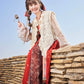 More than thirteen [古岭红梅] knitted vest shirt skirt set Han han HanFuDreams