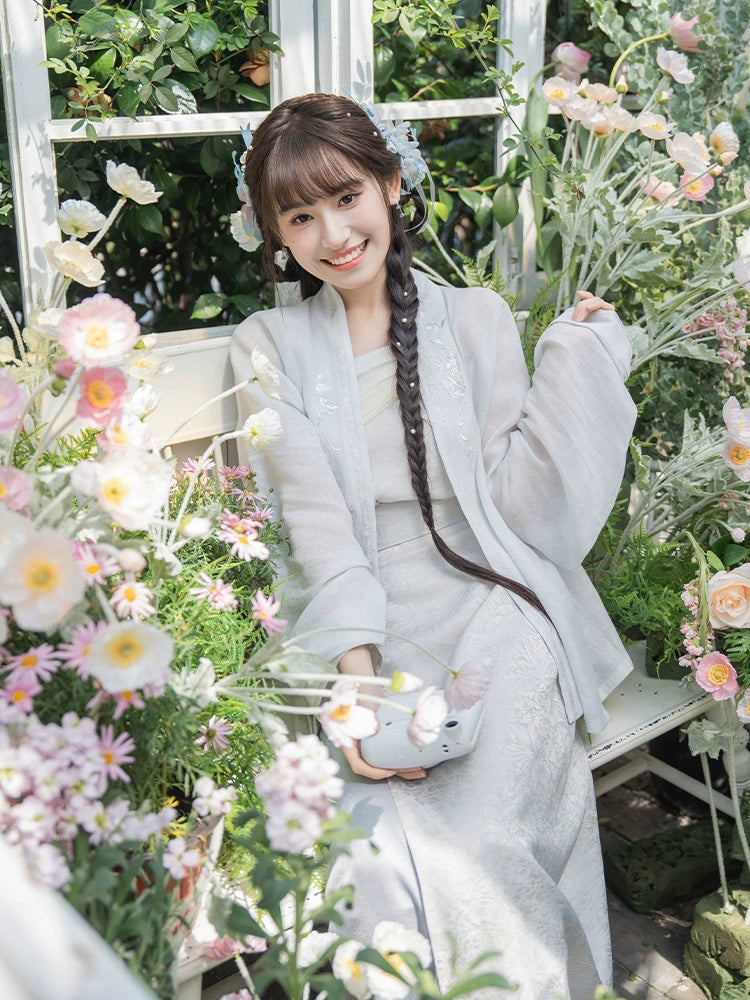 More than thirteen [Yunsheng smoke] cardigan with two skirts, Song Dynasty Hanfu song HanFuDreams