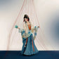 July Eve [Shumiyu Mingke] Fake two-piece pleated clothes, embroidered suspenders skirts han HanFuDreams