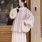 Chi Xia [Xiaocai Ma] New Year's Ming-made velvet Zhaojun jacket three colors