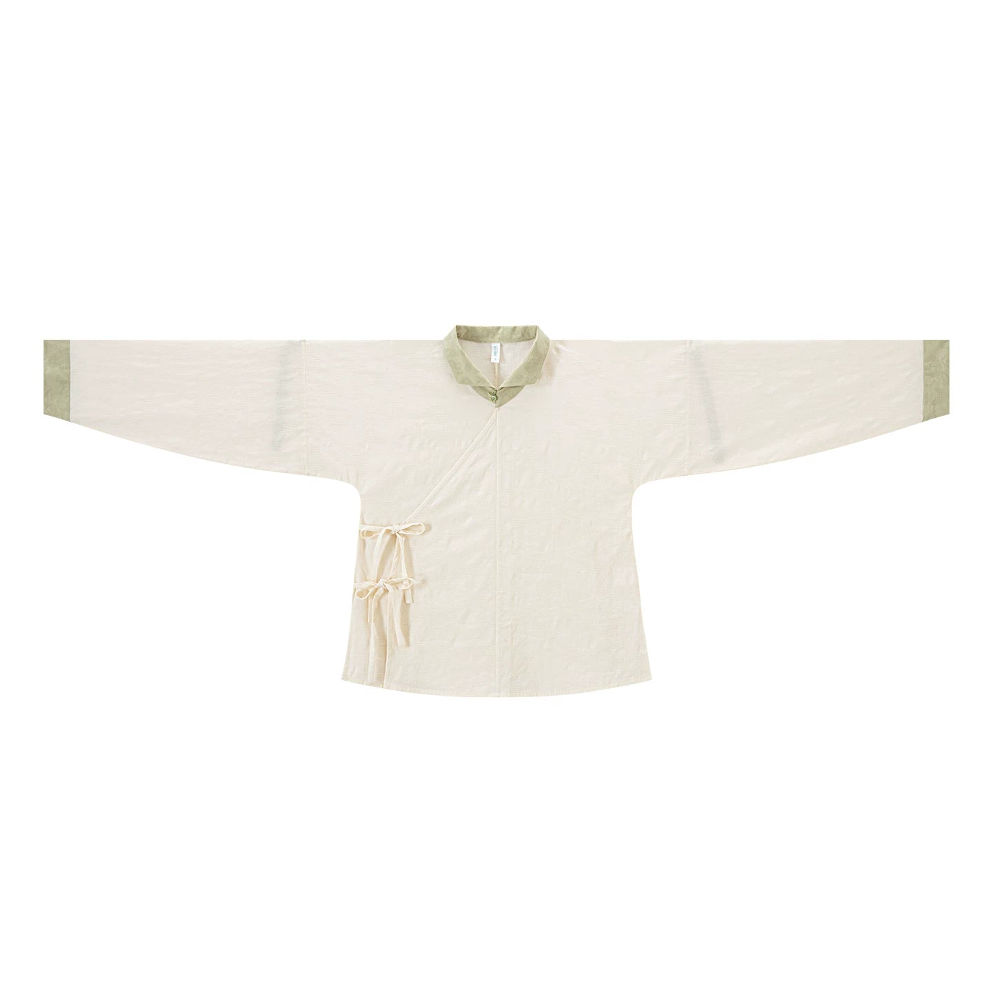 Chi Xia [Bamboo Shadow Brushing Window] Ming Square Neck Lapel ming HanFuDreams Cotton lapel S