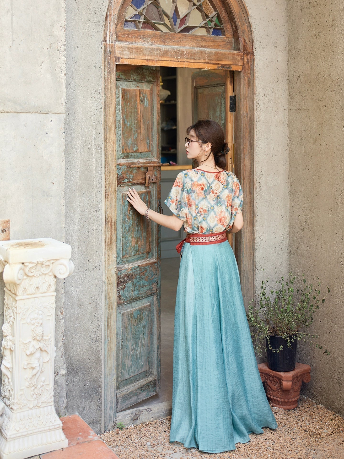More than thirteen [胭脂湖] Tencel printing  Tang Hanfu Summer HanFuDreams