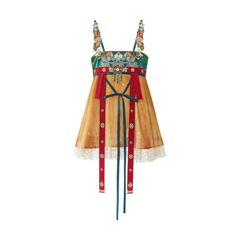 Wanhua Window Banbi Set—Printed Vest, Camisole & Bloomers modern Shisanyu Camisole S