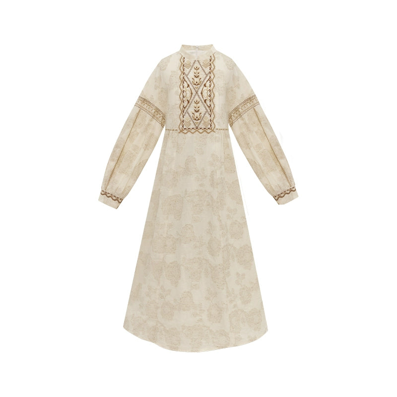 More than thirteen [sand search] 2025 autumn new pure cotton new Chinese dress modern HanFuDreams dress S