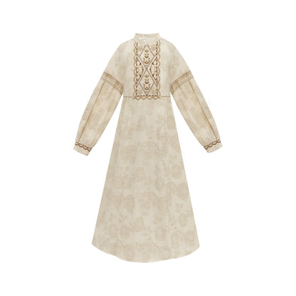 More than thirteen [sand search] 2025 autumn new pure cotton new Chinese dress modern HanFuDreams dress S