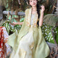 Inkless Art - Ming Tencel Bijia & Elastic Mamian Skirt Set modern HanFuDreams 3-Piece Set XS