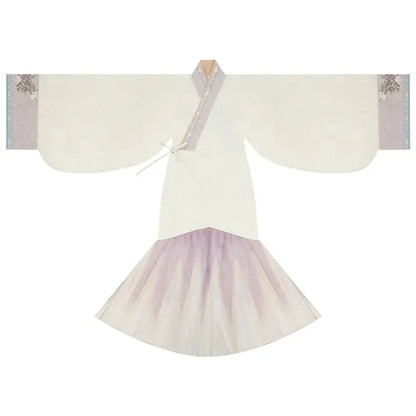 [Portuguese beauties] fish tail straight train Warring States robe han HanFuDreams Improved inner fishtail train S