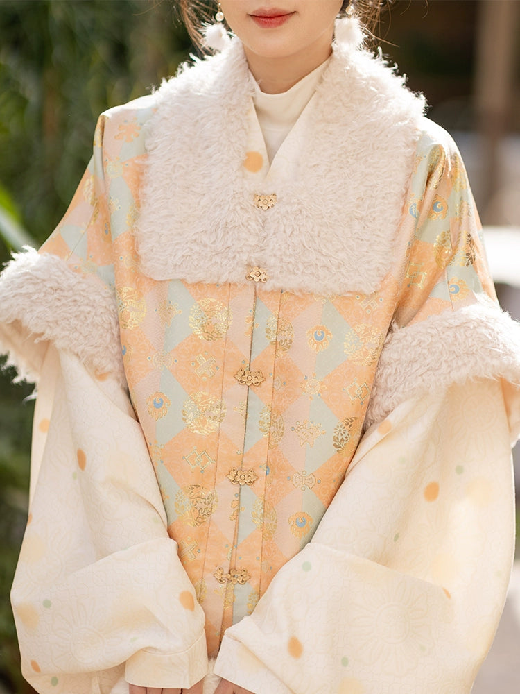 Chi Xia [Flower Tea Party] Square collar than a long shirt Ming ming HanFuDreams