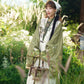 More than thirteen [Moshang Qingli] Bijia stand-up collar long shirt pleated skirt Ming-made ming HanFuDreams
