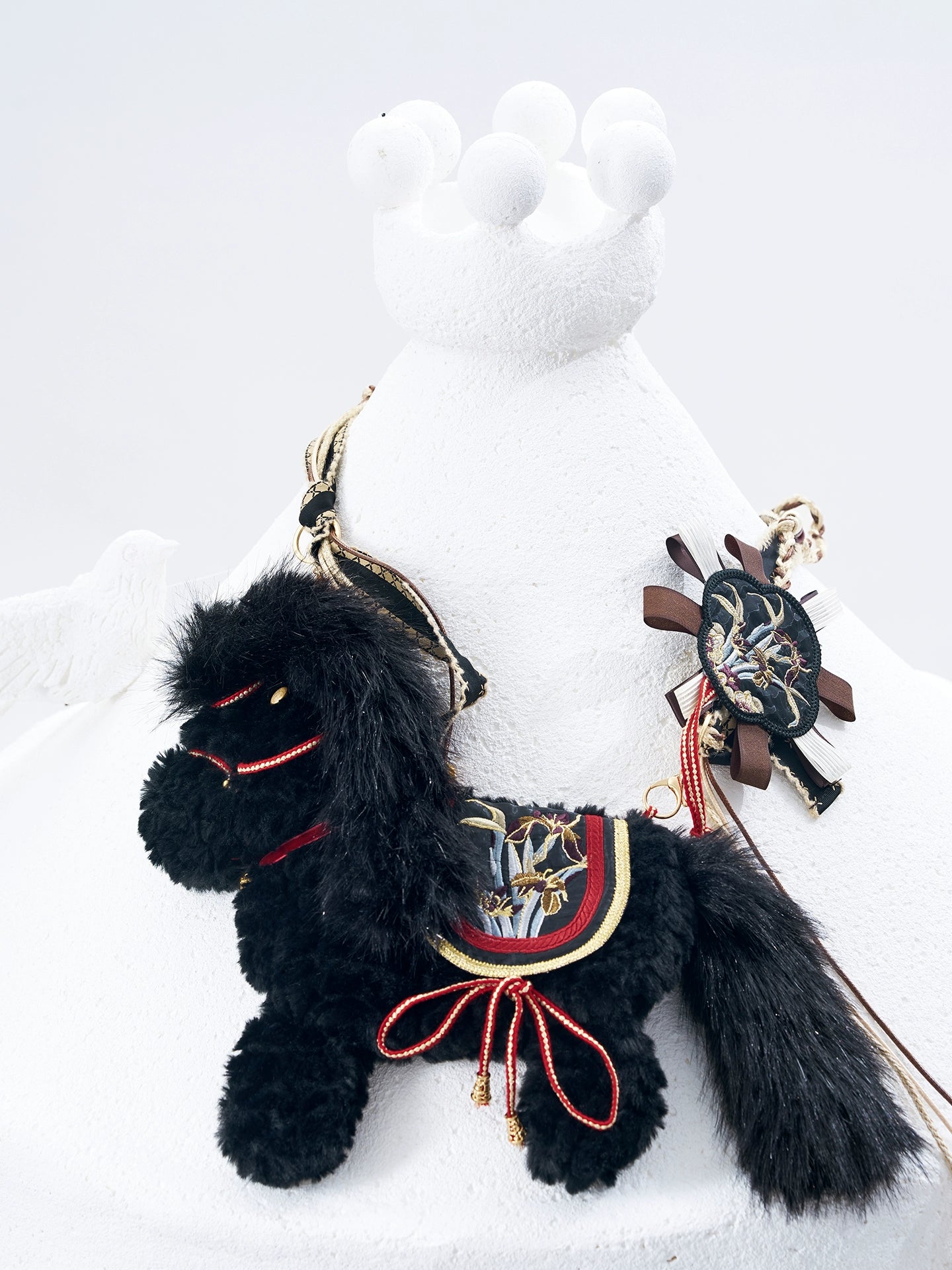 More than thirteen [Ranchi] plush embroidered cute pony messenger bag