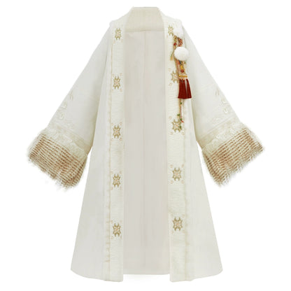 More than thirteen [red flame and snow] autumn and winter warm jacket, cardigan and three-pleat skirt han HanFuDreams jacket XS