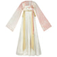 More than thirteen [Peach Leaf Sheng] Spring Han chest-length embroidered dress han HanFuDreams