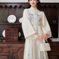 More than thirteen [thousand Dendrobium beads] knitted jacket woven gold embroidered pleated skirt Hanfu han HanFuDreams