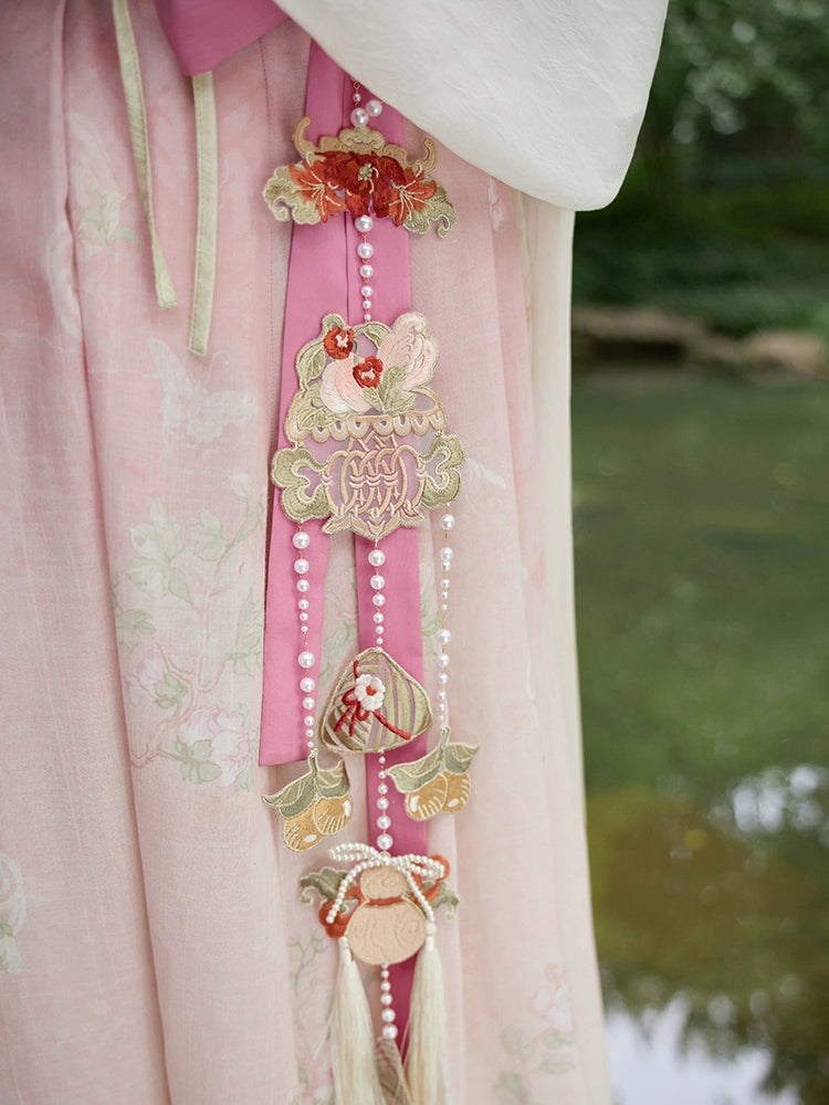 More than thirteen [青艾少女] summer cardigans and broken skirts Song Hanfu song HanFuDreams