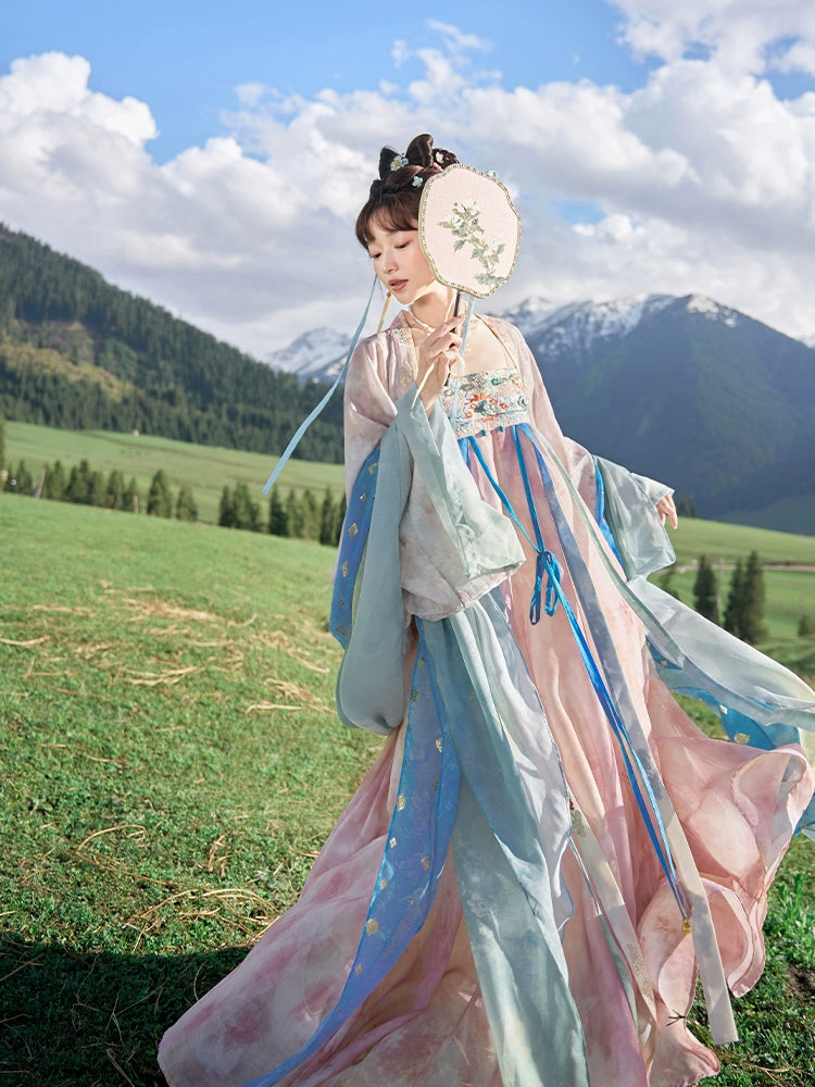 More than thirteen [Yumen Yunni] spring and summer suspender skirt Hanfu han HanFuDreams