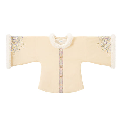 Chi Xia [Qingyuan] Ming Zhaojun jacket pipa sleeve short jacket pleated skirt