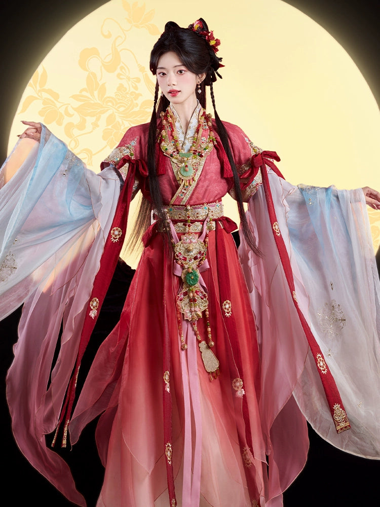 More than thirteen [feast of joy] feather sleeves Yingluo forbidden streamer accessory set accessories HanFuDreams