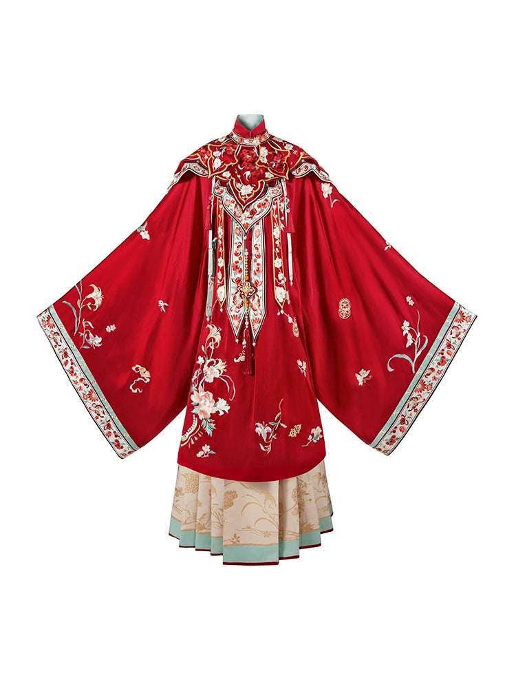 More than thirteen [blooming flowers and periods] Ming-made wedding clothes for brides with phoenix crowns ming HanFuDreams