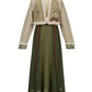 Tang Dynasty short shirt and cross skirt Hanfu