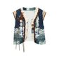 [desert songs] exotic wind embroidered vest round neck shirt broken skirt modern HanFuDreams Vest (with accessories) S