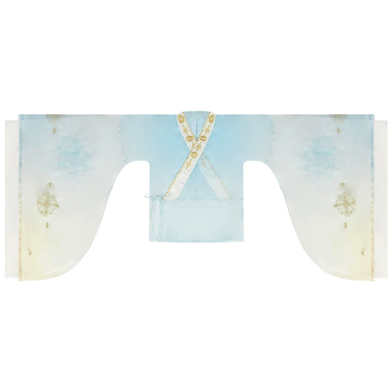 More than thirteen [feast of joy] big-sleeved Confucian broken skirt ming HanFuDreams Big sleeve < unk > XS