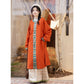Chi Xia [Red Jade] Ming-made Wanli placket long jacket horse dress