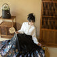 More than thirteen [Zhuang Sheng Xiaomeng] New Chinese imitation makeup flower black horse dress modern HanFuDreams