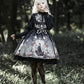 Halloween Sakura Love Goth Lolita Black Fairy Jsk Diablo Vintage Gemini lolita HanFuDreams