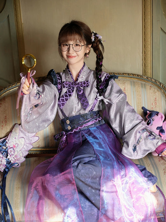 More than thirteen [Twilight Glazed] Bijia Song pants Hanfu women song HanFuDreams