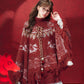 More than thirteen [Tianma Song] knitted cape red coat for the Year of the Horse