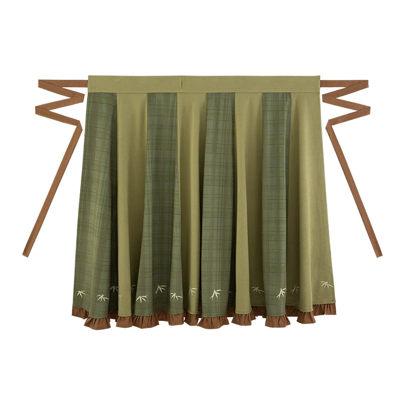Tang Dynasty short shirt and cross skirt Hanfu