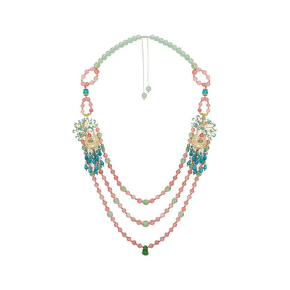 [Forget Worries] Heavy Industry Quxun Warring States Robe, Summer han HanFuDreams necklace S