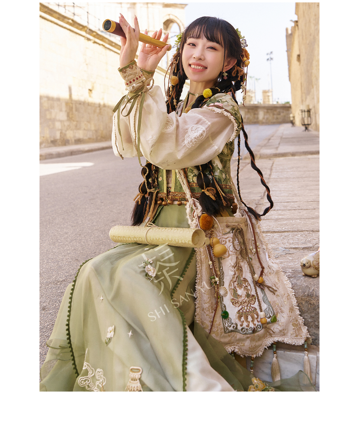 More than thirteen [dream catcher] oblique span jacquard bag gourd accessories embroidery tassel accessories HanFuDreams