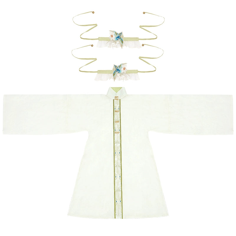 More than thirteen [Jade Bird Huanchuan] Ming-made cloud-shouldered horse-face skirt bachelor's dress ming HanFuDreams Stand-up collar cardigan (including accessories) XS