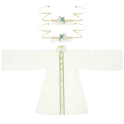 More than thirteen [Jade Bird Huanchuan] Ming-made cloud-shouldered horse-face skirt bachelor's dress ming HanFuDreams Stand-up collar cardigan (including accessories) XS