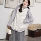 Ming-made stand-neck embroidered blouse than armor broken skirt Hanfu women