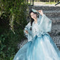 [Jade Waves] Printed Ming Style Hanfu Set ming Shisanyu