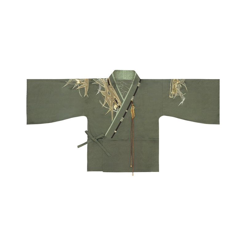 More Than Thirteen [Plants and Plants] Tencel Jinyu Folded Skirt Autumn modern HanFuDreams Jin < unk > (Outside) S