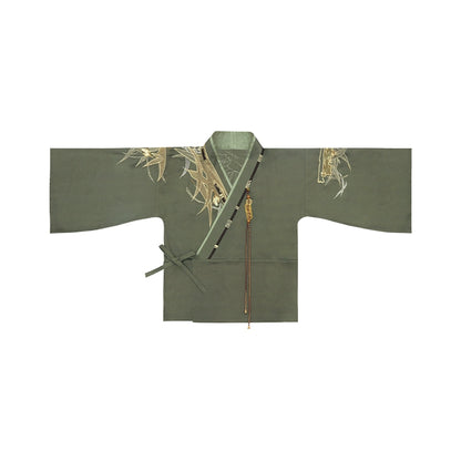 More Than Thirteen [Plants and Plants] Tencel Jinyu Folded Skirt Autumn modern HanFuDreams Jin < unk > (Outside) S