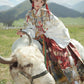 More than thirteen [Jiuyao golden branches] red horse dress Ming Hanfu women's autumn and winter ming HanFuDreams