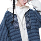 More than thirteen [indigo beads] Xiaoxiangfeng jacket embroidered denim cardigan modern HanFuDreams