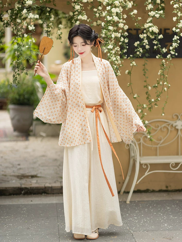Jin‑Style Tencel Modified Hanfu Set jin Chixia