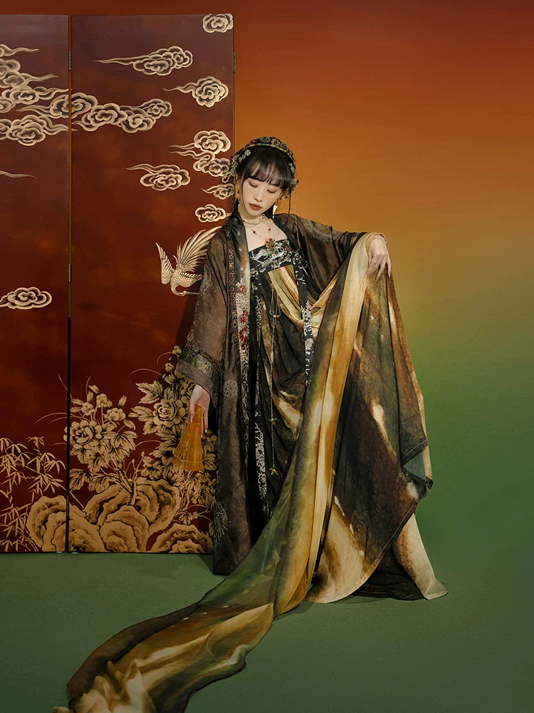 [Phoenix] Tang Style Hanfu 4-Piece Set tang Shisanyu